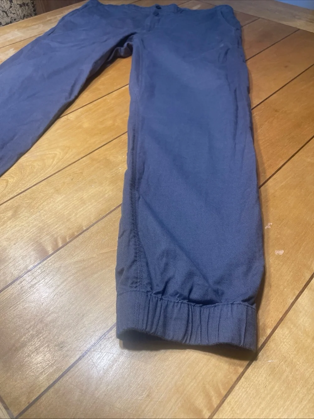 Mack Weldon Navy Stretch Chino Drawstring Pants Tapered Size XL Casual Comfort